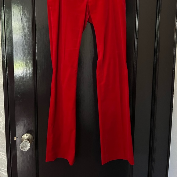 Frame Denim Red Velvet Pant Suit - Picture 5 of 13